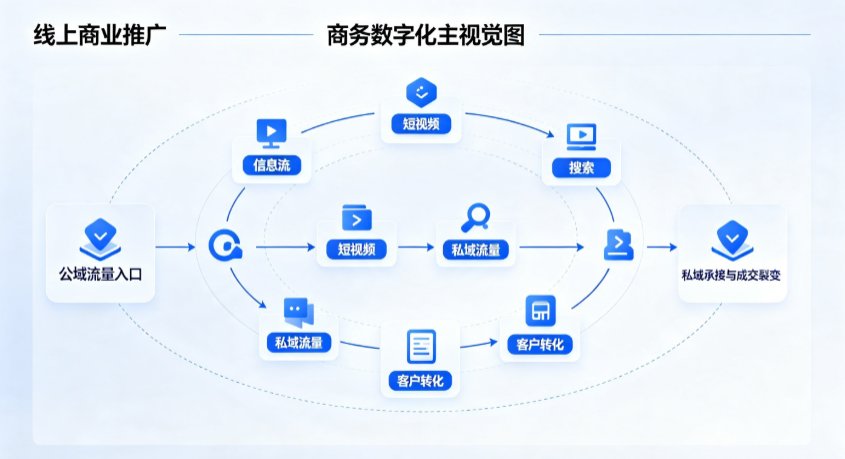 徐水县线上商业推广怎么做？全域流量闭环搭建与低成本转化实战指南